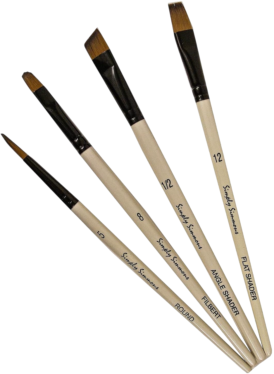 Robert Simmons Value Brush Sets Workhorse Set Of 4