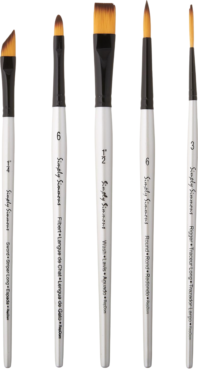 Daler-Rowney Paintbrush, White by Robert Simmons